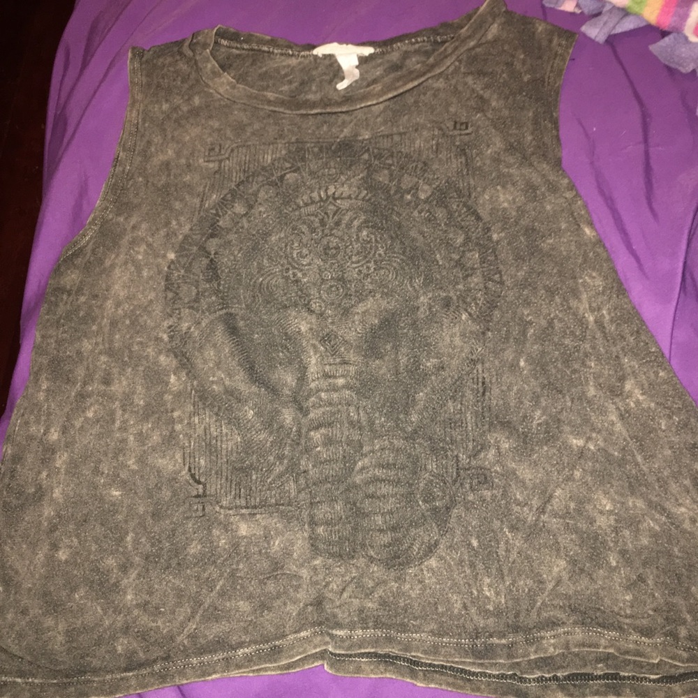 Elephant crop top